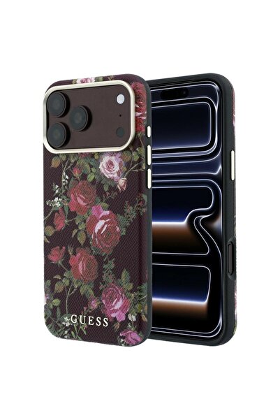 Guess iPhone 17/18 Pro Max Θήκη MagSafe με σχέδιο Ανθισμένα Τριαντάφυλλα, Μπο...