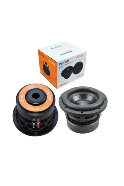 OEM Ηχείο αυτοκινήτου 8” 800W RMS Pervoi CTC-811 σε μαύρο χρώμα