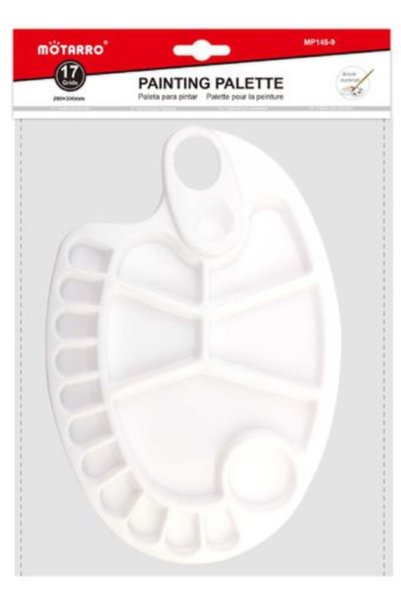 OEM Παλέτα ζωγραφικής πλαστική 17 θέσεων Motarro MP145-9
