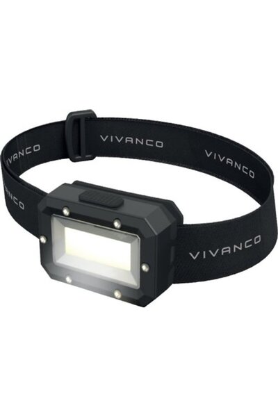Vivanco Φακός Κεφαλής 120 Λούμεν 10μ Μαύρο - (NHEADLAMP120LM)