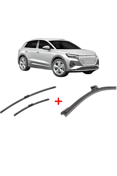 Bosch Σετ 3 υαλοκαθαριστήρων AUDI Q4 SUV (F4B) 2021, για παρμπρίζ και πίσω πα...