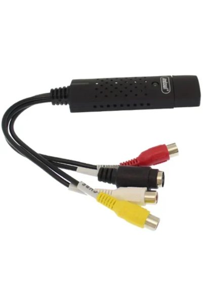 Andowl Αντάπτορας καταγραφής βίντεο USB 2.0 με βύσματα 3 x RCA/S-Video θηλυκά...