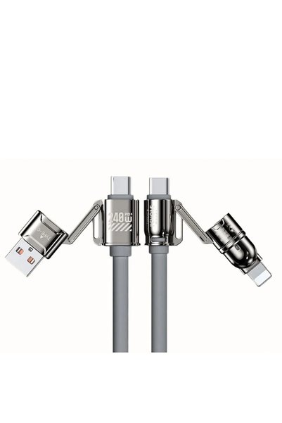 Apple Καλώδιο φόρτισης 4 in 1 WK (WDC-51) - USB-A/TYPE-C σε USB-C/iPhone - 1....
