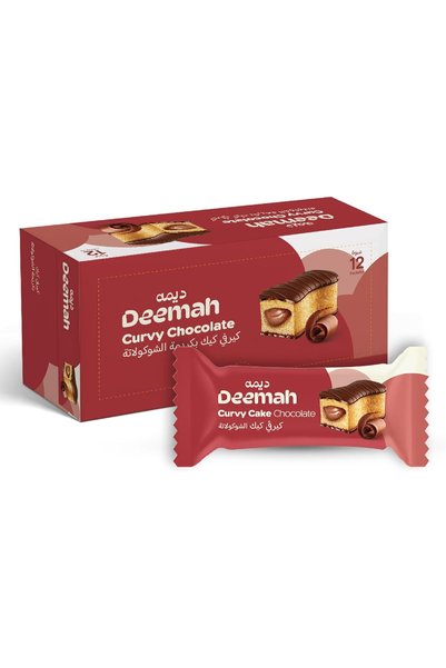 Generic كعكة كيرفي محشوة بالشوكولاتة 45 جرام (عبوة من 12 قطعة)