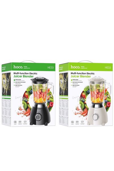 Hoco Μπλέντερ με γυάλινη κανάτα 1.5lt 500W HE33