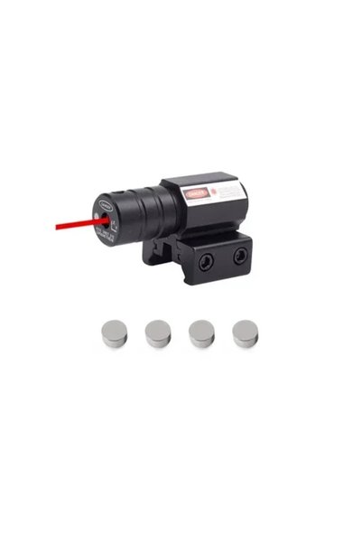 OEM Επαναφορτιζόμενο Laser Pointer με κόκκινη δέσμη 650nm σε μαύρο χρώμα