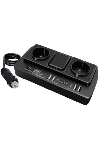 Andowl Μετατροπέας φορτιστής αυτοκινήτου 300W Q-NB1600 Power Inverter
