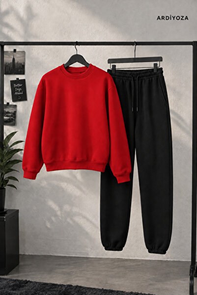 SILATU Printless Sifiryaka Sweat Suit Set of 2 (Black Sweat Suit-Sifiryaka)