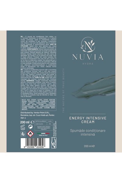 Nuvia Cremă intensivă energetică
