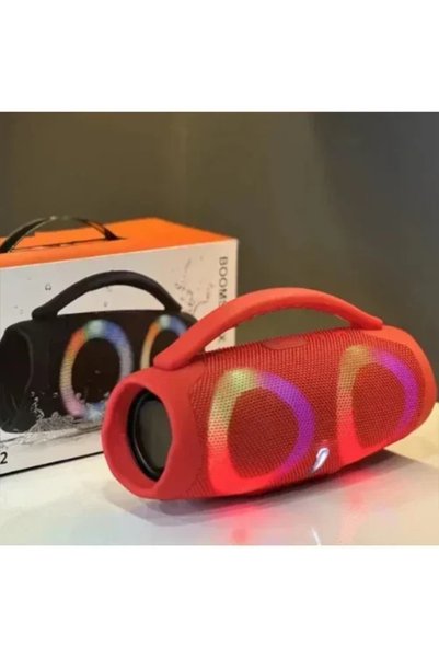 OEM Booms Box3 Mini ασύρματο φορητό ηχείο Bluetooth με LED RGB φωτισμό σε κόκ...