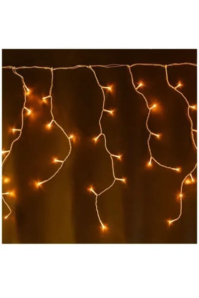 OEM Χριστουγεννιάτικα Λαμπάκια “βροχή” 100LED 3m (5m*0.6m) Θερμού Φωτισμού Ai...