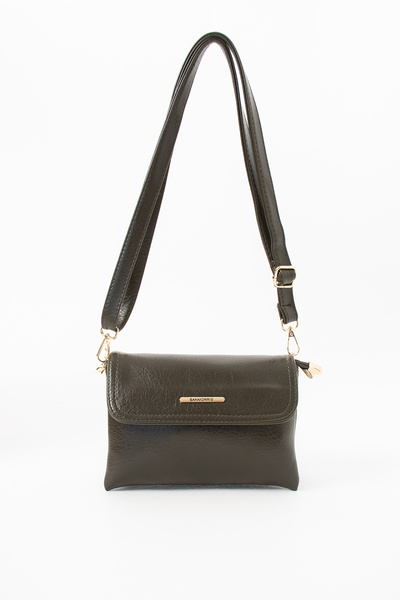 Sanmorris Women's Multi-Compartment Crossbody Shoulder Bag with Flap S-1451