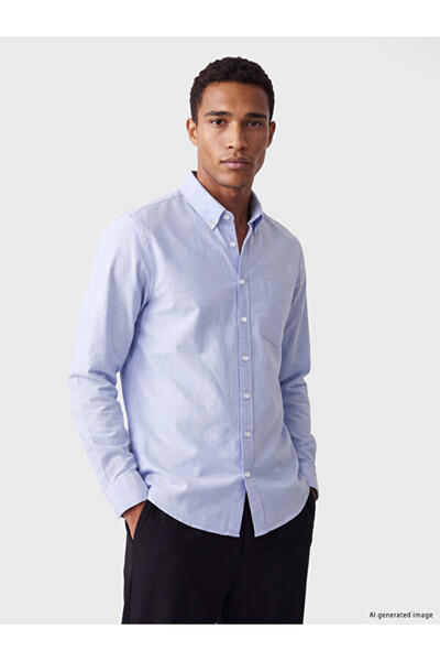 LC Waikiki Quality Parts from Çelebi Store Standart Fit Oxford Men's Shirt