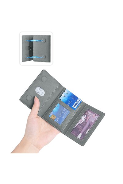 Sneezy Magsafe Magnetic Foldable Stand Leather Card Holder Wallet Compatible with iPhone 18 Pro 18 Pro Max