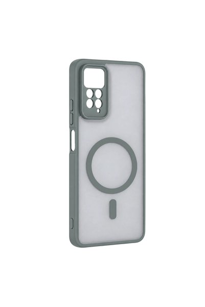 ArkhenX Xiaomi Redmi Note 11 Pro Loji Magsafe Cover - Gray