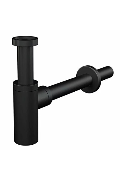 Vivis Sifon pentru lavoar, design din alamă, DN32, negru mat