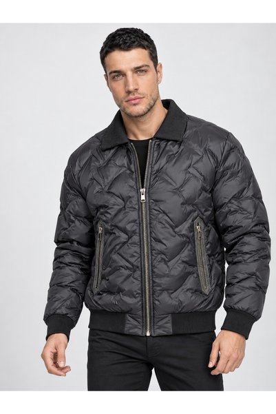 HK Premium Tekstil Bomber Mont Çıkarılabilir Yakalı Kapitone Su Geçirmez Rüzg...