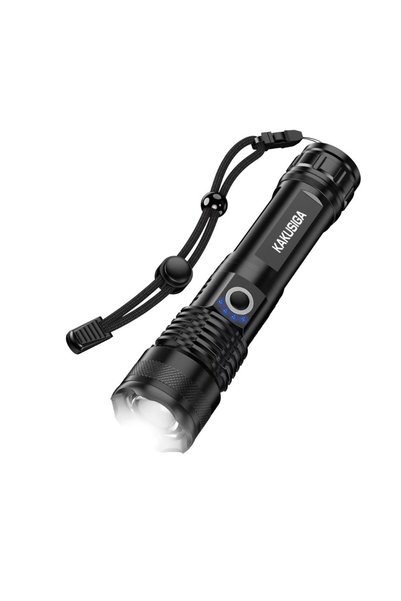 OEM Φακός LED με Zoom 500m και 5 λειτουργίες φωτισμού, επαναφορτιζόμενος 1200...