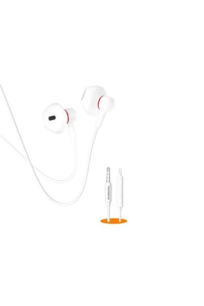 OEM Ενσύρματα ακουστικά με βύσμα 3.5mm TN-A062 σε λευκό χρώμα