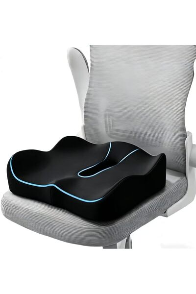 Generic Premium Memory Foam Seat Cushion – High-Density Ergonomic Coccyx Pill...