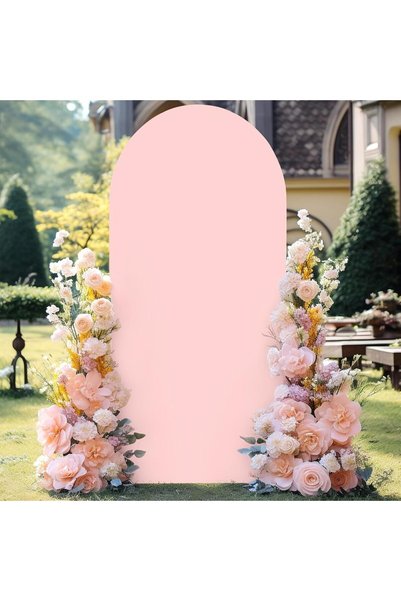 Generic Arch Backdrop Stand Cover, Dual-Sided Stretchy Material, 6.6ft x 3.3f...
