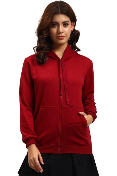 Generic Women’s Fleece Hoodie – Soft Fleece Lined, Casual Pullover Sweatshirt...