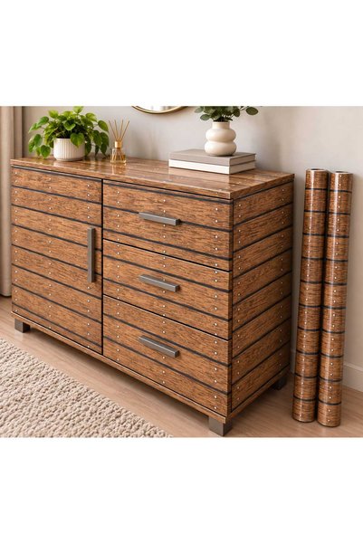 Generic Brand Set 2 Role Autocolant Decorativ pentru Mobilă – 45 x 150 cm