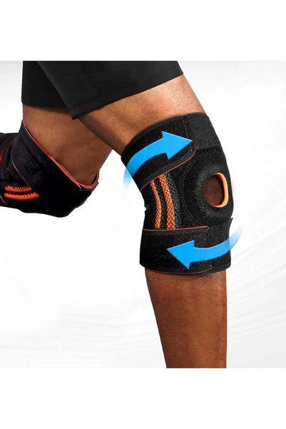 Generic Knee Brace for Men & Women دعامة الركبة with 4-Spring Support& Patell...