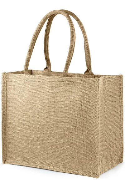 Generic Jute Tote Bags, Burlap Bags with Laminated Interior and Soft Handles,...