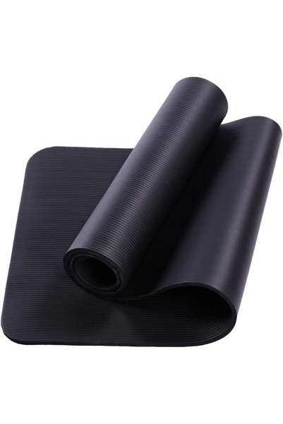 Generic Yoga Mat Thick Workout Gym Fittness Exercise Pilates Mat with Carry S...
