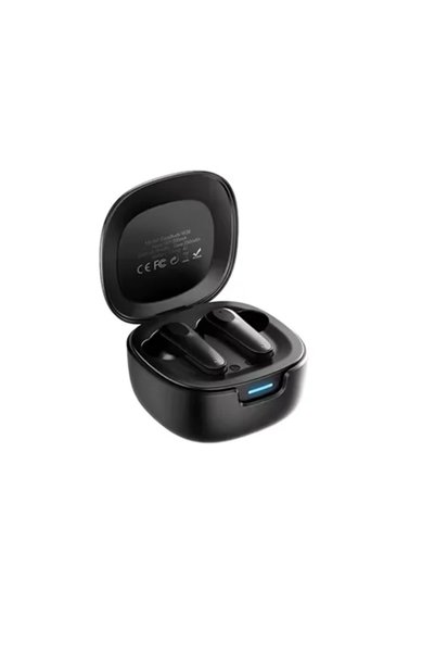 Remax Ασύρματα ακουστικά Bluetooth με θήκη φόρτισης W38 σε μαύρο χρώμα