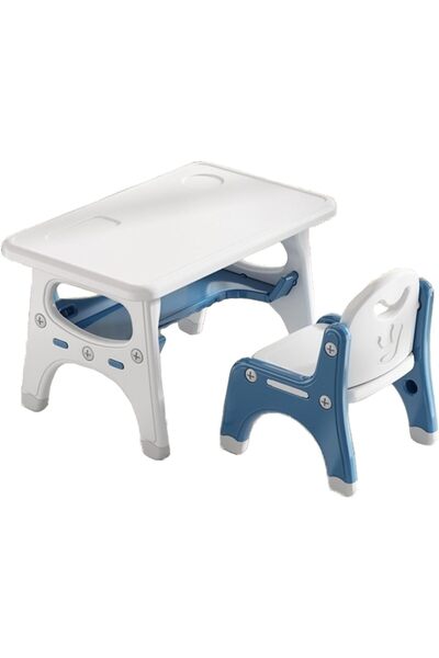 Generic Kids Table and Chair Set, Children Art Crafts Table Desk Set，Activity...