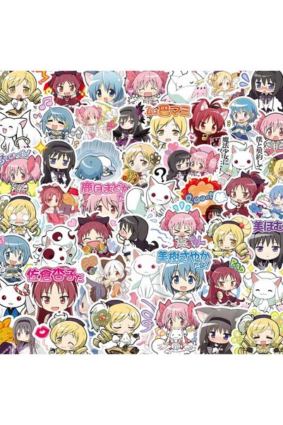 Choice 100 قطعة ملصقات أنمي لطيفة لشخصيات Puella Magi Madoka Magica لتزيين ال...