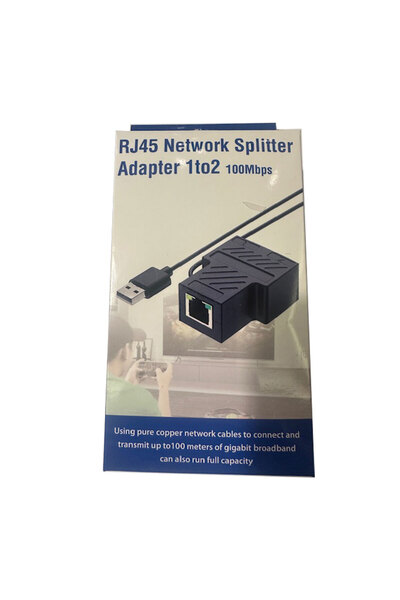 KEEPRO مكرر إيثرنت بمنفذين، مكرر RJ45