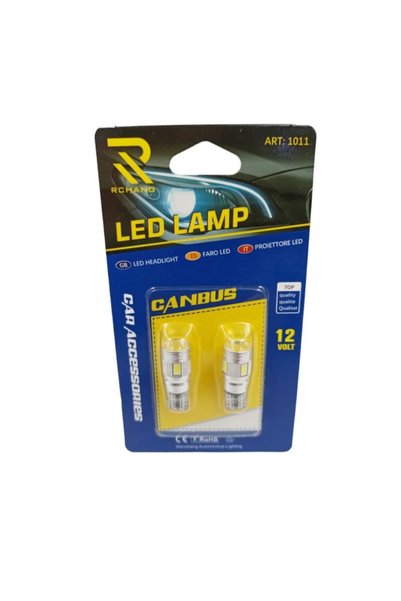 OEM LED ψείρες αυτοκινήτου T10/12V XM0044