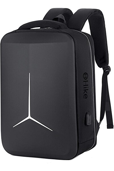 Generic Semi Hard 17-inch Unisex Laptop Backpack with Built in Combination lo...