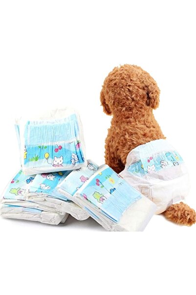 Generic Disposable Dog Diapers, 10 Pack Absorbent Leak-Proof Dog Sanitary Pan...