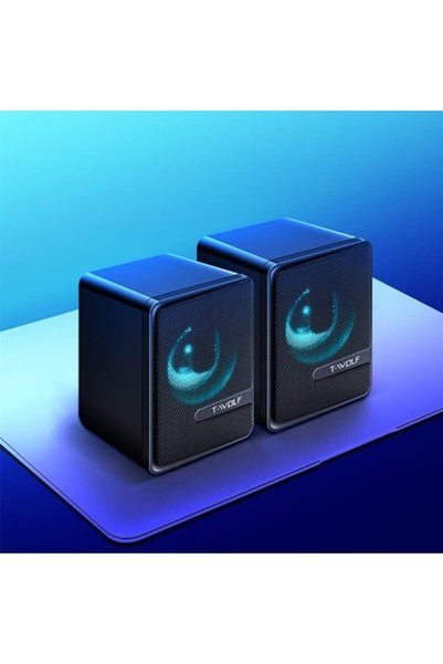 OEM Ενσύρματα ηχεία υπολογιστή RGB T-Wolf S3