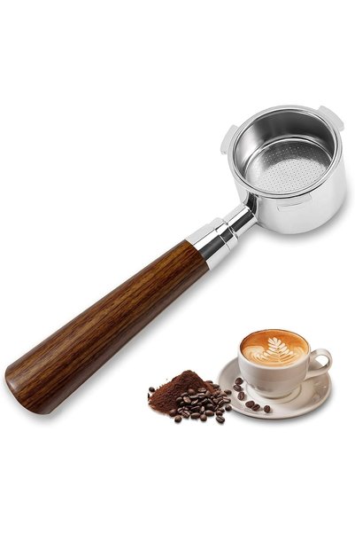 ELECDON 51mm Bottomless Portafilter for Delonghi Dedica, 3-Ear Naked Spout - ...