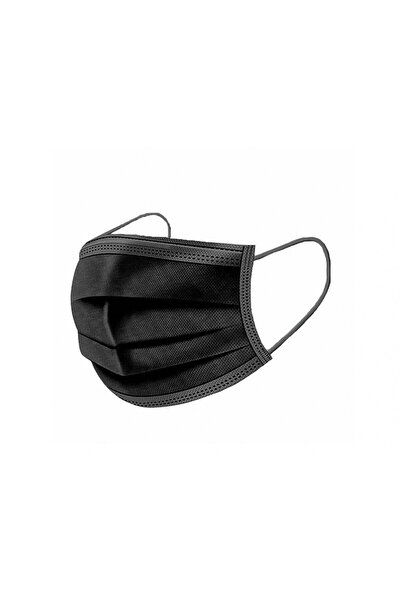 BLACK Medical Face Masks - 50 Masks