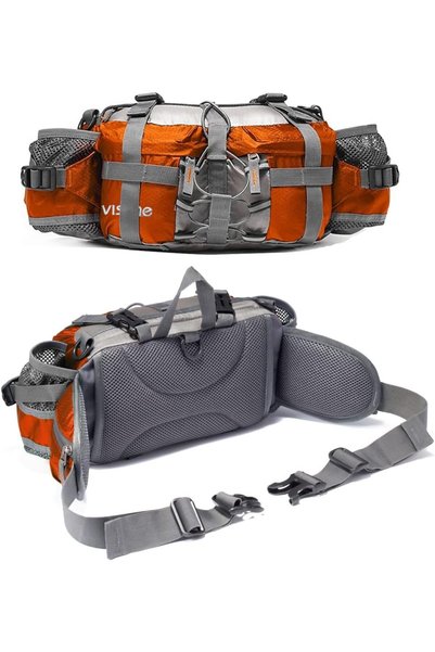 Generic Outdoor Fanny Pack Hiking Camping Biking Waterproof Waist Pack 2 Wate...