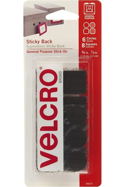 VELCRO Brand أشرطة لاصقة ذاتية اللصق للربط والتثبيت |   مثالي للمنزل أو المكت...