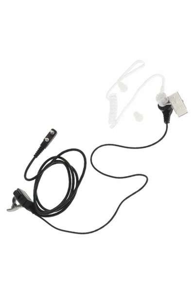 OEM Ακουστικό Σπιράλ Ear Hook UHF/VHF με PTT Μικρόφωνο για Ασύρματο Πομποδέκτη