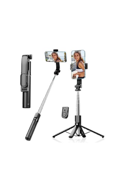 OEM Selfie Stick 3 σε 1 με τρίποδο, ασύρματο χειριστήριο και περιστροφή 360° C18
