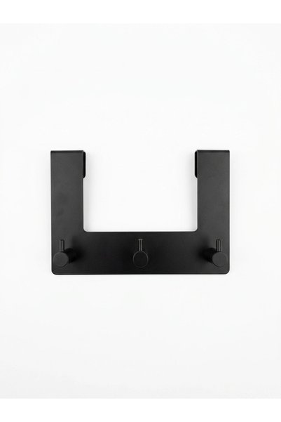 ardini Shower Cabin Hanger for Glass Cabin Ss201 Stainless Steel Three Rods Color Matte Black 1 Piece in the Package