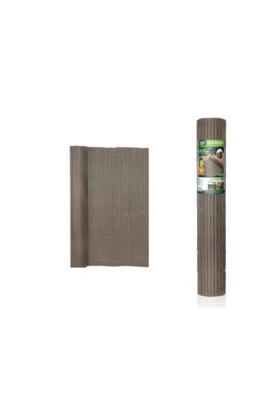 OEM Καλαμωτή PVC κήπου 100x500 εκ. καφέ 2902514