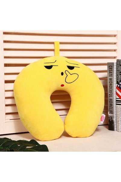 OEM Φουσκωτό μαξιλάρι αυχένα ταξιδίου Memory Foam 2802724 Emoticon Bored