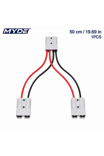 Choice كابل توصيل أندرسون Y مقاس 10AWG-50CM-1PCS بطول 30-50 سم من 1 إلى 2 لمر...