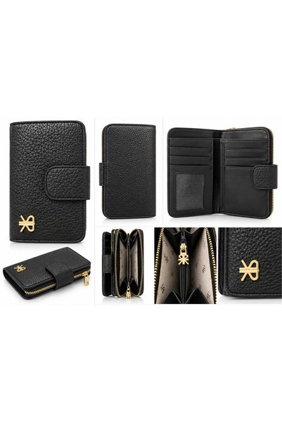 Canan Es Accessories Polo of Colors Women's Wallet with Flap and Zipper and Card Compartments