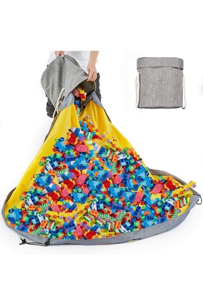 Generic Large Play Mat and Storage Organizer, Detachable Outdoor Toy Quick St...